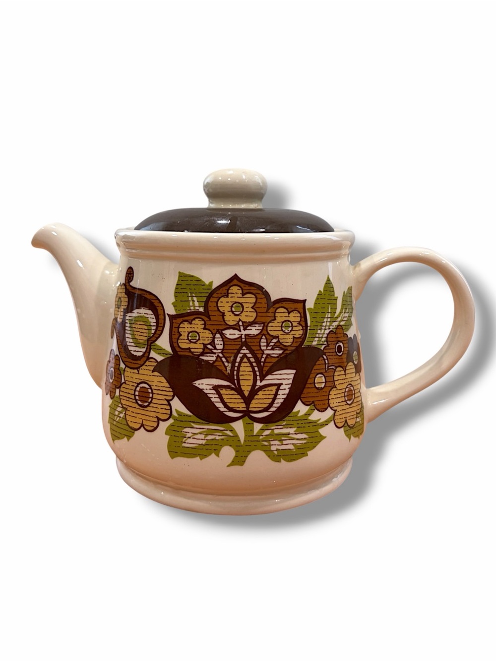Retro Floral Ceramic Sadler Teapot - Picture 2 of 7